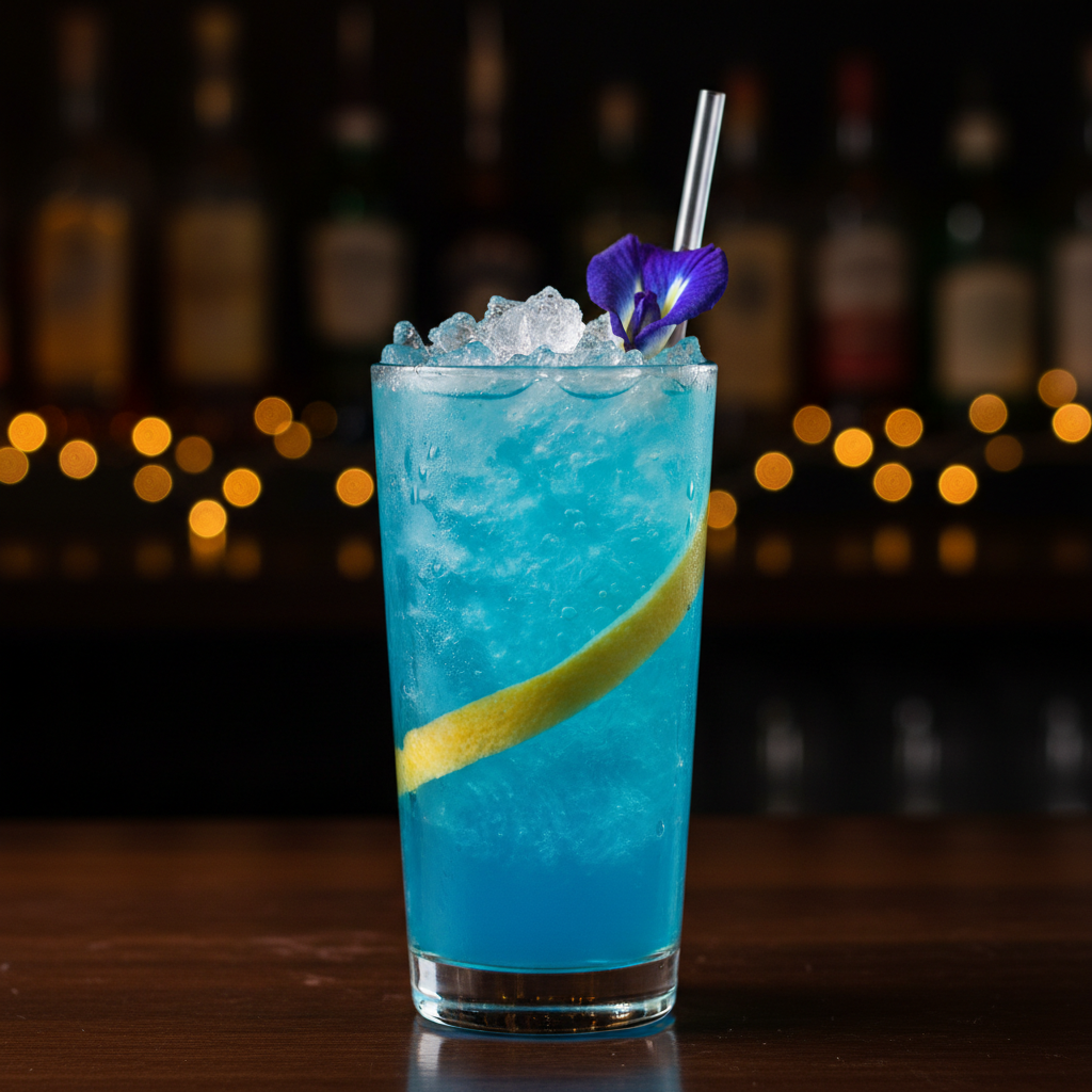 Blue Bird Bliss cocktail