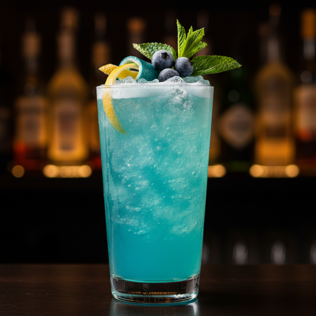 Blue Chick cocktail