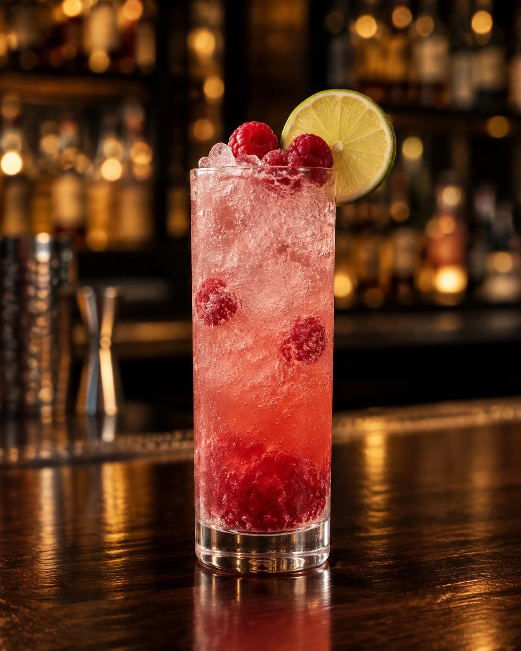 Beacon Blush raspberry Tom Collins at The Birdcage Brighton