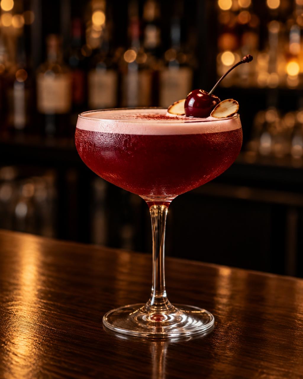 Cherry Queerwell cocktail at The Birdcage Brighton